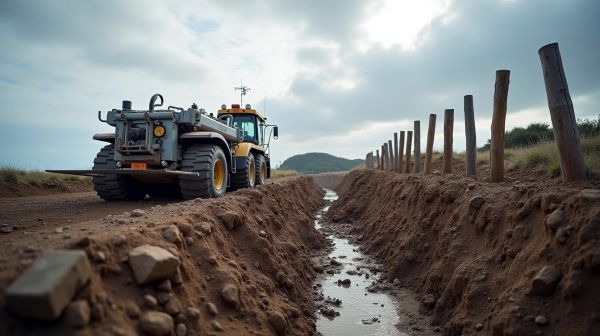 Tranchée et enfouissement de câble : comment garantir des travaux efficaces dans les Côtes-d'Armor
